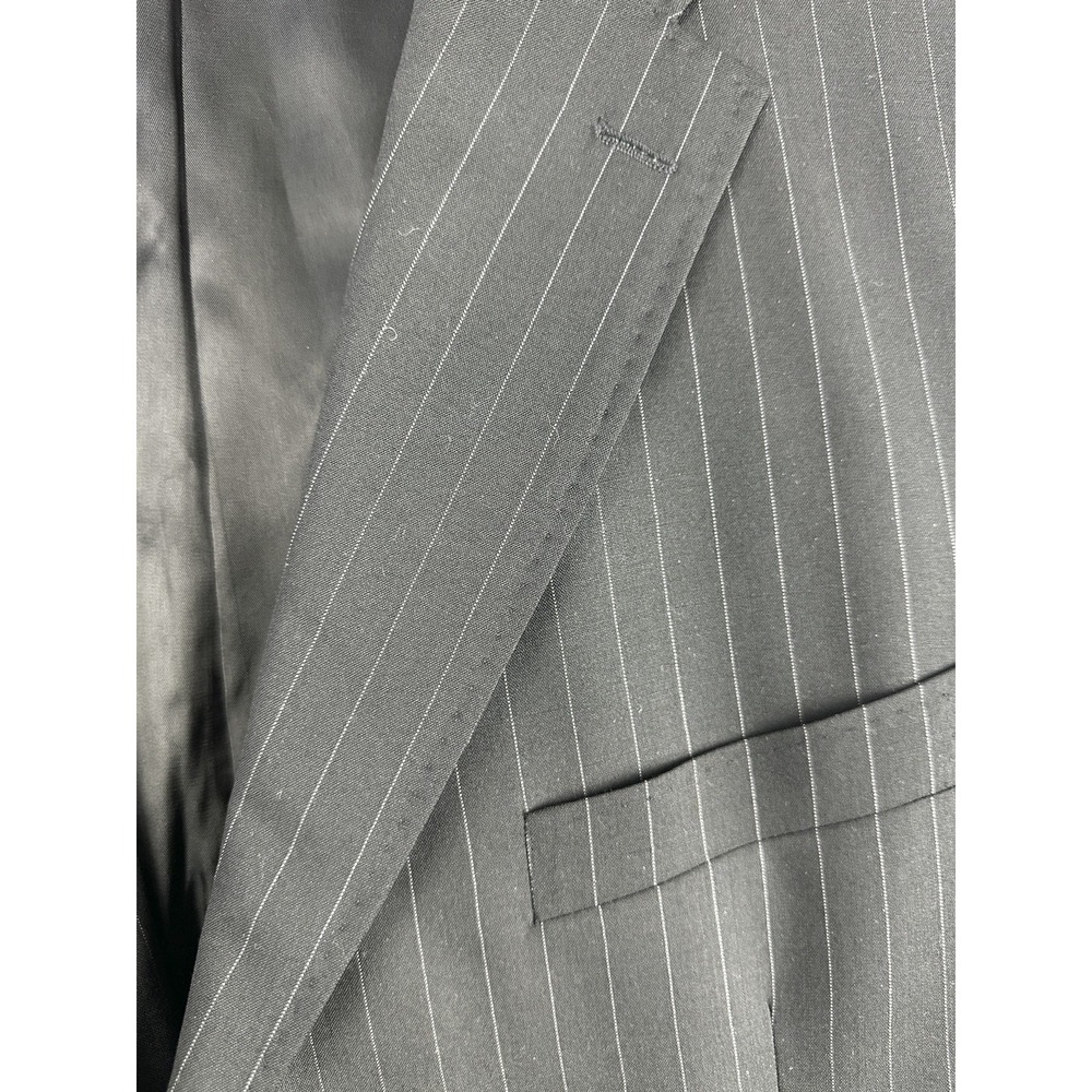 Sorrani Sartoriale x Loro Piana Zelander Merino Wool Pinstripe Blazer 58 L US 48 - Picture 12 of 16